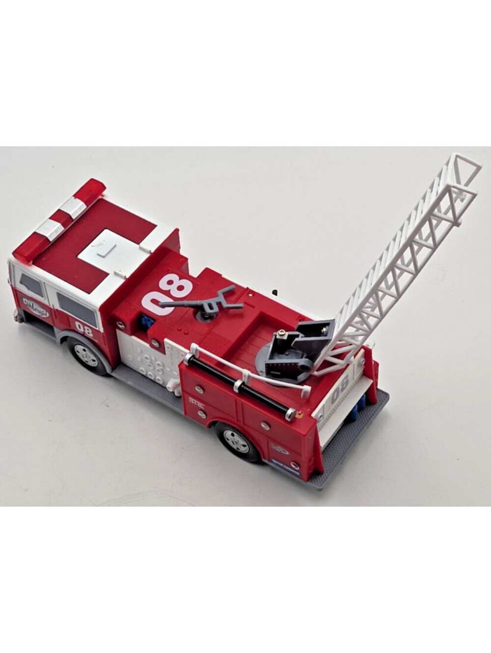 Vintage 2004 Funrise City Force Fire Rescue 08 Ladder Truck Lights Sounds